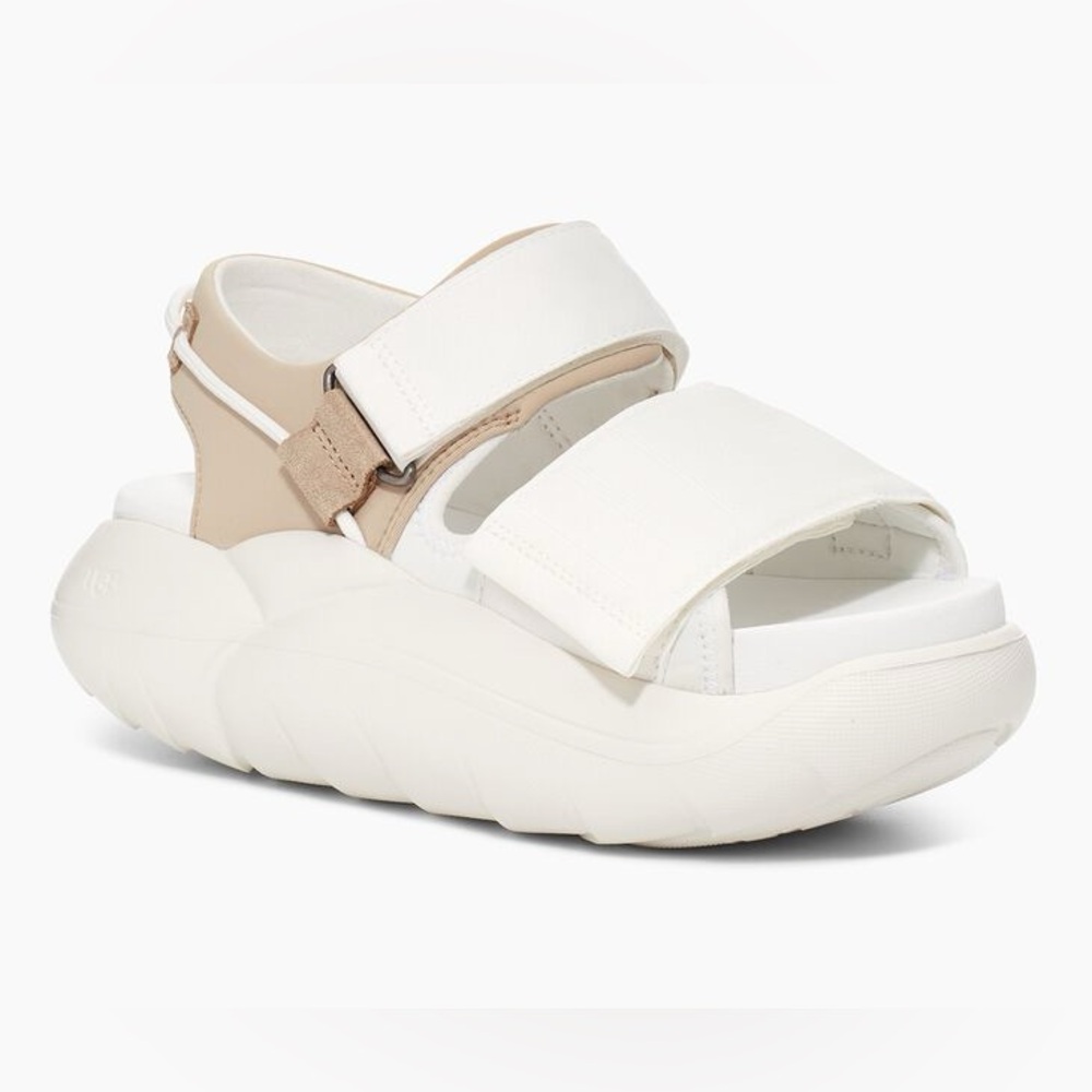 UGG LA CLOUD SPORT WOMEN SANDAL WHITE